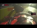 Carlos Sainz onboard of crash with Sergio Perez Azerbaijan GP 2024