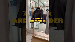 지금 자라에 가야할 이유! ZARA x AND WANDER 콜라보 구경하기🫶🏻 #zara #andwander #콜라보 #fashion