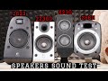 Logitech satellite speakers sound test