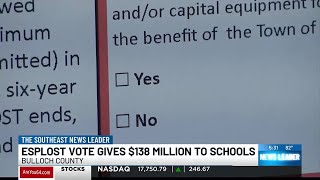 ESPLOST vote gives $138 million to Bulloch Co. schools