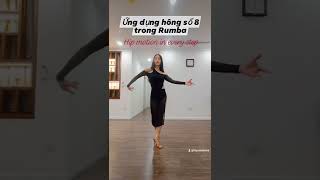 Bước cơ bản Rumba với động tác hông số 8