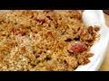 Homemade Peach Crisp - Recipe by Laura Vitale - Laura in the Kitchen Episode  142