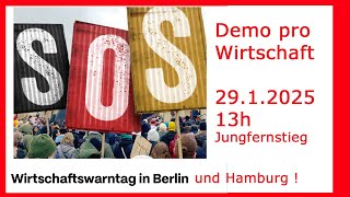 Wirtschaftwarntag am 29.1.2025 in Berlin und Hamburg