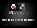 how to Fix Windows 10 Printer Issues and problems - Howtosolveit