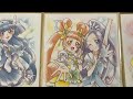 プリキュア色紙art5全16種類開封フルコンプ配列！