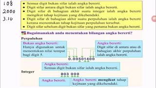 Bab 2 (part I) Matematik Tingkatan 3 (kssm): 2. 1 Angka Bererti