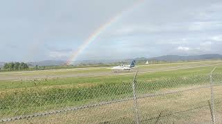 Cape Air Airplane arriving and leaving of Mayagüez Airport to LMM San Juan Airport (Sju)