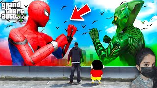 Green Goblin Kills Spider Man Battle - GTA5