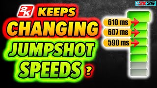 2K keeps CHANGING your SHOT SPEED ?