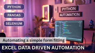 Automate Web Form Filling Using Python & Selenium | Excel Data Driven Automation