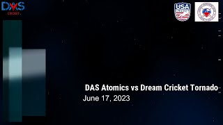 EYCL 2023, DAS Atomics  vs Dream Cricket Tornado,  June 17, 2023