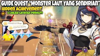 Guide Quest "Monster Laut Yang Sendirian" & 5 Lokasi "Catatan Peneliti" Genshin Impact