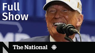 CBC News: The National | Trump wins Iowa Republican caucuses