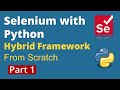 Part 1: Selenium with Python | Hybrid Framework Design from scratch | PyTest, POM & HTML Reports