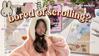 10 things to do instead of doomscrolling ౨ৎ🍡 (bored at home?)