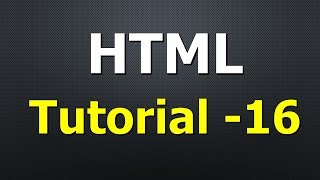 HTML Tutorial - HTML Form Element textarea