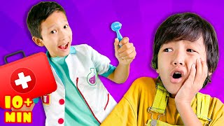 Dentist Check Up Song + Finger Family Emoji Compilation | Nursery Rhymes & Kids Songs