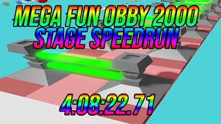 Roblox Mega Fun Obby Speedrun