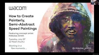 How to Create Painterly, Semi-Abstract Speed Paintings | Nikkolas Smith Webinar