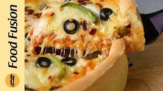 Deep Dish Pizza Recipe By Food Fusion