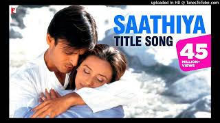 Saathiya Full Song _ Vivek Oberoi_ Rani Mukerji _ Sonu Nigam _ A R Rahman _ Gulzar _ Sathiya Song_12