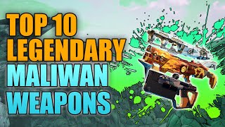 Borderlands 3 | Top 10 Legendary Maliwan Weapons - Best Guns Made by Maliwan