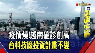 越南單日確診創新高...台廠投資腳步不停歇 緯創增資擴產.台灣大投資當地電商龍頭｜非凡財經新聞｜20210810