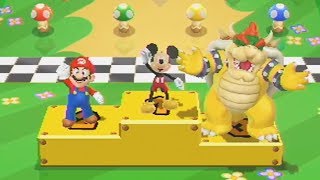 Mario Party 9 MiniGames - Mario vs Sonic Vs Mickey Mouse Vs Bowser (Master Cpu)