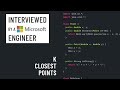 Java interview with a Microsoft engineer: K closest points