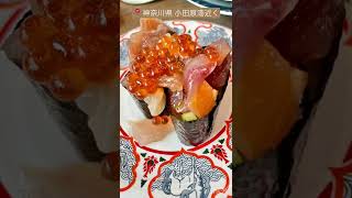 【小田原港の地魚寿司🍣】分厚い！美味しい！種類豊富で大満足〜！ #shorts #グルメ