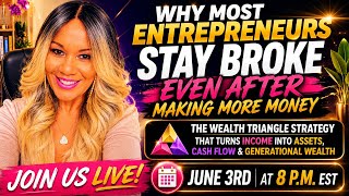Why Most Entrepreneurs Stay Broke Even After Making More Money! The Wealth Triangle Strategy!