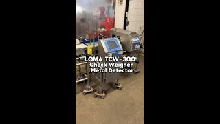 LOMA TCW-3000 Check Weigher Metal Detector- Item #9778- M\u0026M Equipment Corp