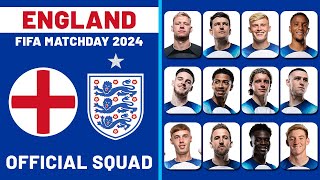 🔴 ENGLAND Squad for FIFA Matchday (March 2024) - EURO 2024