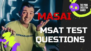 masai ,msat test questions for part time program