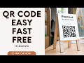 How To Create QR Code for Your Small Business for Free in Canva | Easy and Quick QR Code Tutorial
