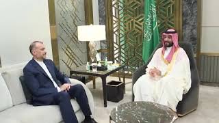 Iran’s foreign minister meets with Saudi crown prince
