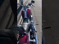 バイク屋 hancar motorcycle の日常。。harley davidson fxdl ハンドル交換後試乗しながらポジション確認したり細かな調整中の髪長おじさん。。