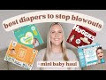 HOW TO PREVENT DIAPER BLOWOUTS | best diaper brand comparison | mini baby haul