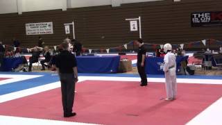 2013 ISKC Jennifer Malloy 13 YO Intermediate Male - Kumite - Ben's semi finals round