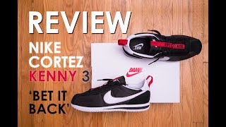 nike cortez kenny 3 on feet