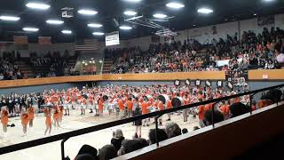 Pep-rally Crosstown Clash 2019 cheer and band