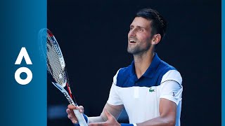 Novak Djokovic v Gael Monfils match highlights (2R) | Australian Open 2018