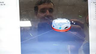 Displaying sensor data on a 3D model using fake laser scan topics