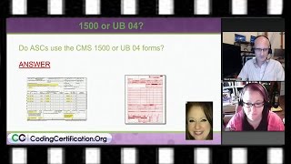 Medical Billing Training — Do ASCs use CMS 1500 or UB 04 Forms