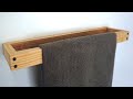 DIY Wood Towel Holder