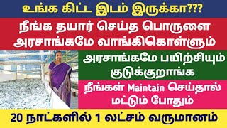 நீங்கள் தயாரிக்கும் பொருளை அரசாங்கமே வாங்கி கொள்ளும் | Business ideas in tamil | New business ideas