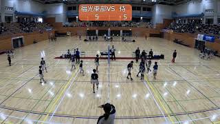 第41回富山県バレーボール小学生大会男子決勝１セット目