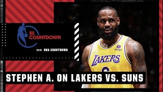 Stephen A.: I would LOVE to see Lakers vs. the Suns in the playoffs | NBA Countdown