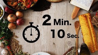 Cooking Timer ∥ 2 Minutes 10 Seconds Countdown