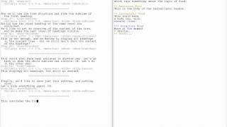 Emacs: outline-mode - hiding
